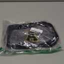 UIXIZQ Personalized Initial Letter Clear Makeup Bag,Preppy Small Nylon&PVC Cosmetic Zipper Bag with Chenille Letter,Travel Skincare Toiletry Bag,Monogram Christmas Gift for Teen Girls Women,A