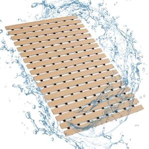 LITA Bathmat Shower Mat Non Slip Bathtub Mat Without Suction Cups and Drain Holes Bath Mat for Tub & Shower.Easy Dry, Easy to Cut, Eco-Friendly, Beige, 17"x26" LITA Bathmat Shower Mat Non Slip Bathtub Mat Without Suction Cups and Drain Holes Bath Mat for Tub & Shower.Easy Dry, Easy to Cut, Eco-Friendly, Beige, 17"x26"