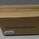 Toilet Paper Holder with Storage, Rustic Farmhouse Toilet Paper Holder with Shelf, Wall Mount, Keep Wipes Hidden Out of Sight (Rustic White)