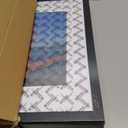 PEALSN 16x20 Picture Frame Set of 6, Display Pictures 11 x 14 with Mat or 16 x 20 without Mat for Wall Mounting Display, Poster Frames Collage for Wall Decor, Black.