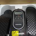 Under Desk Elliptical Machine, Ellipse Leg Exerciser as Seen on TV While Sitting for Senior with Remote Control, Portable & Quiet Pedal Exerciser with 12 Adjustable Speed, Black