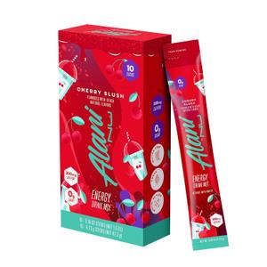 Alani Nu CHERRY SLUSH, Energy Sticks Drink Powder, 200mg Caffeine, Pre Workout Performance with Antioxidants, On-The-Go Drink Mix, Biotin, B Vitamins, Zero Sugar, 5 Calories, 10 Pack (EXP 11/30/27)