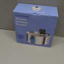 Cat Water Fountain Battery Powered: Cordless Cat Fountain Wireless - Rechargeable Pet Water Fountain Stainless Steel - 108oz/3.2L Automatic Kitty Water Fountain with Motion Sensor - 9 Filters