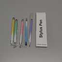 Bopomofo Stylus (5 Pcs),2-in-1 Stylus Pen for Touchscreen, High Precision and Sensitivity, Suitable for iPhone/ipad/Android Tablets, Compatible with Touch Screens(Pink/Yellow/Green/Blue/Purple)