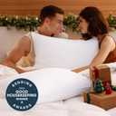Bedsure Pillows King Size Set of 2 - Hotel Collection Bed Pillows for Sleeping, with Down Alternative Filling, Soft Support for Back, Stomach or Side Sleepers, King, 28"x19", White, 2 Pack