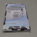 LIGHTINHOME Black and White Leopard Print Shower Curtain 60Wx72H Inches Wildlife Powerful Cheetah Panthera Fur Wild Safari Skin Pattern Fabric Waterproof Polyester Bathroom Home Decor Set with Hooks