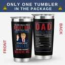 Gifts for Dad from Daughter, Son - Fathers Day Gift for Dad - Birthday, Father's Day, Christmas Gifts for Dads - Father Gift Ideas - New Papa Daddy Stepdad Ideas for Men - 20 Oz Tumbler