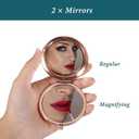 ACCOLIAMBER Boo Basket Stuffers for Women Her Compact Mirror for Women Girlfriend Halloween Party Supplies Spooky Basket Stuffers Anniversary for Wife Christmas Stocking Stuffers Valentines