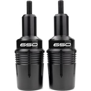 Fit for Kawasaki Ninja 650 KRT 2025 Ninja650 EX650 2017-2023 2024 2025 Z650 RS Z 650 CNC Motorcycle Frame Sliders Crash Protector Crash Pad Falling Protection (Black)