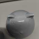 Set of 2 Toilet Bolt Covers Decorative, Cat Ceramic Toilet Bolt Caps Decorative, Funny Toilet Screw Covers, Cute Cat Statue, Easy Installation Toilet Accessories, Bathroom Replacement Parts (Purple)