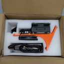NerdQaxe++ Rev 6.1 Bitcoin Miner, 6 TH/s, Orange Stand | 100W Low Power Consumption, Dual Front-Rear Silent Fans, Open-Source, PSU Included, Solo Lottery Miner