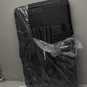 Stadium Seats for Bleachers-3 Heat Settings Backrest&Seat Cushion with Support, Portable Folding Stadium Chair with 6 Reclining, Storage Cup Holder for Football Games/Camping/Concerts (Heated, Black)