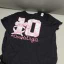 10th Birthday Girl Pink Coquette Bow 10 Year Old Aesthetic TShirt, XL
