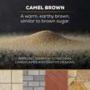 40 Pound Camel Brown DOMINATOR Polymeric Sand with Revolutionary Ceramic Flex Technology for Stabilizing Paver Joints/Gaps, 1/8 up to 4, Professional Grade Results