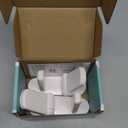 Door Lever Lock (2 Pack)  Prevents Toddlers from Opening Doors  Easy One-Hand Operation for Adults  Durable ABS with 3M Adhesive Backing  No Tools Needed for Install (White)