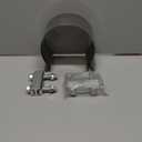 EVIL ENERGY 4.0 Inch Exhaust Clamp, Butt Joint Band Clamp Sleeve Coupler Stainless Steel for Pipes, Mufflers, Catalytic Converters 2Pcs