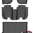 Wailtnb-for Honda Fit 2014-2020 Floor Mat Cargo Liner All Weather Floor Liner Car Mat for Honda Fit Custom Fit Automotive Full Set Accessories