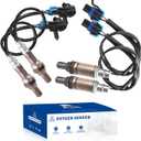 O2 Oxygen Sensor Upstream and Downstream for Cadillac Escalade, for Chevy Avalanche Suburban Silverado 1500 2500 3500 HD, for GMC Sierra Yukon XL 1500 2500 06-07 4.3 4.8 5.3 6.0L, 234-4337 234-4018
