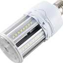 Satco S49390 Corncob LED HID Light Bulb, Medium Base, 18W, 35000 Hour Rating, 2484L, Natural Light