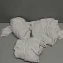 DAVID ARCHY Men's Bamboo Rayon Moisture-Wicking V-Neck Undershirt 3 or 5 Pack (Large)