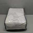 INOVADAY Pinch Pleated Curtains, 100% Light Blocking Linen Pinch Pleat Blackout Curtains for Bedroom, Thermal Insulated Blackout Drapes 2 Panels Set for Living Room - Natural on Linen, W40 x L96