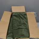 REDKISS 4 Pack Premium Bath Towels, Plush Coral Fleece Towels for Bathroom, Extra Large Bath Towels Set of 4 (35 x 70 in), Super Soft Highly Absorbent Fluffy Shower Towels for Spa, Gym, Travel, Olive