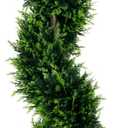 Artificial Topiary Tree, Spiral Cedar, 37 Inch