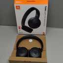 JBL Tune 520BT - Wireless On-Ear Headphones, Up to 57H Battery Life and Speed Charge, Lightweight, Comfortable and Foldable Design, Hands-Free Calls with Voice Aware (Black)