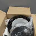 Arc Floor Lamp for Living Room, Stylish Rattan Boho Floor Lamp with 3 Color Temperature Dimmable LED Bulb, Farmhouse Tall Lamp, Arched Standing Lamp for Office Bedroom Living Room Corner (Black)