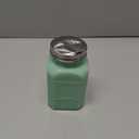 Tablecraft Pepper Shaker with Metal Top, 2.5 x 2.5 x 4.5, Green