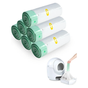 ANWA 120 Count Cat Litter Box Liners for Automatic Cat Litter Box and Litter Box Robot 4/5, Heavy-Duty, Extra Thick, Economy Bulk Pack