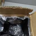 OVICAR Magnetic Cup Holder for Stanley 20/30/40oz - 2 Pack Tumbler Organizer for Refrigerator - Water Bottle Organizer with Straw Basket & 6 Hooks Tumbler Cup Lids Accessories Storage Black