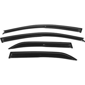 Tape On Window Visors Fits for 2002-2007 Mitsubishi Lancer Sedan (Not Fit Sportback/Wagon), Side Auto Window Wind Deflectors, Ventshade, Rain Guards for Cars/Trucks