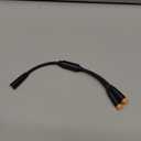 Nitomile EBIKE Cable 3 Pin; 1T2 Y-Splitter Extension Wire for eBike, Julet Type, Suitable for Brake Cut-Off Switch, Gear Shift Sensor, Throttle, Pedal Assist Sensors, 7.9", Waterproof Design