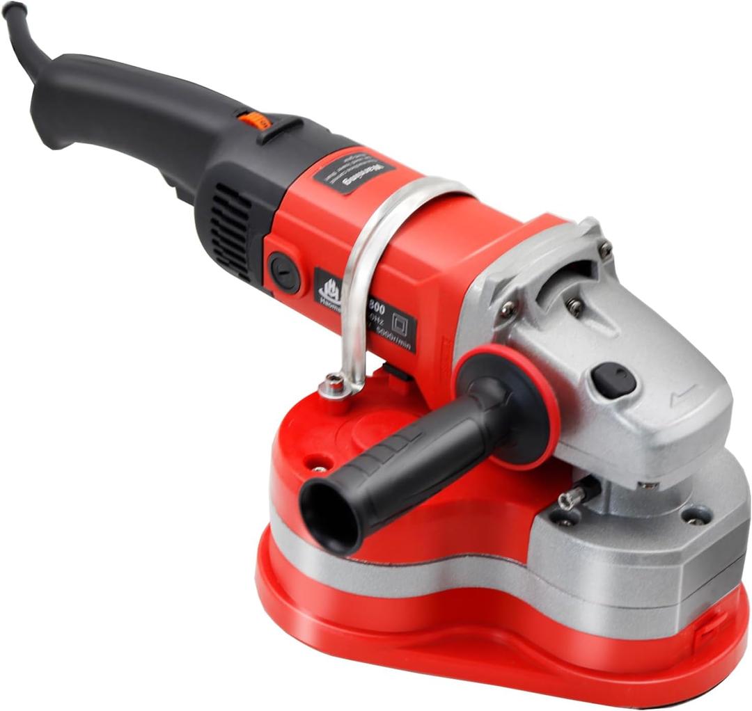 Electric Diamond Polisher Machine with 3pcs Diamond Concrete Grinding Wheels for Polishing and Cleaning Stone Concrete Surface, Cement, Marble, Rock, Granite, and Thinset Removing
