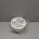 COOK WITH COLOR Prep Bowls with Lids- Wide and Deep Nesting Plastic Small Mixing Bowl Set with Lids, 8 Piece Set - Deep Bowls, Speckled White