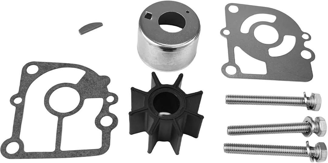 Water Pump Impeller Repair Kit 362-87322-1 for Nissan Tohatsu Outboard 9.9 15 18 20 HP MFS15 MFS18 MFS20 2 and 4 Stroke 362873221M 362873220M