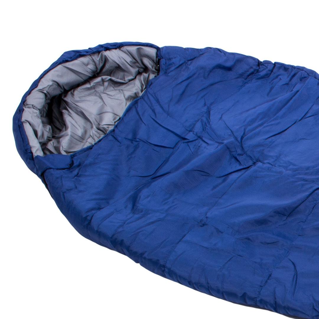 3 lbs. Fill, Kids Mummy Camping Sleeping Bag, Boys, Girls & Teens 3-Season Cold Weather Sleeping Bag, Blue
