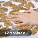 Zeeinx Boho Bathroom Rugs Non Slip Absorbent Bath Mats Riviera Bathroom Rugs Machine Washable Rug for Bathtub Shower Entrance,Beige,20 * 32