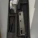 Sliding Glass Door Lock, Dhiedas Sliding Door Smart Lock with Fingerprint RFID Keypad Bluetooth App Electronic Digital Biometric Safety Patio Door Double Hook Slim Mortise Lock Set with Handle