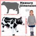 37" Long Inflatable Cow for Inflatable UFO 22" Tall Giant Cow Blow Up Decorations Animals Theme Outdoor Party Indoor Decor
