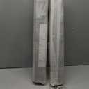 Smuxee Walnut Bamboo Luggage Rack Pack of 2, Foldable Suitcase Stand with Storage Shelf, Easily Assembled Luggage Stand with 5 Nylon-Straps for Guest Room Hotel Bedroom