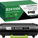 B241H00 Black Toner Cartridge (with Chip) High Yield Compatible for Lexmark B2442 MB2442 B2546 B2650 MB2546 MB2650 Printers (6000 Pages,1-Pack)