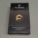 Wooden Salt and Pepper Grinder Set, Manual Premium Acrylic Salt and pepper Mills with Adjustable Ceramic Core and Wooden Stand, 8-Inch Refillable Giftable Shakers (2 Pieces with Tray)