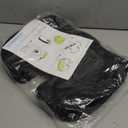 Everlasting Comfort Doctor Recommended Memory Foam Seat Cushion for Office Chairs & Car - Ergonomic Office Desk Accessories - Cushions for Tailbone Pain Relief, Sciatica (Black, Large)