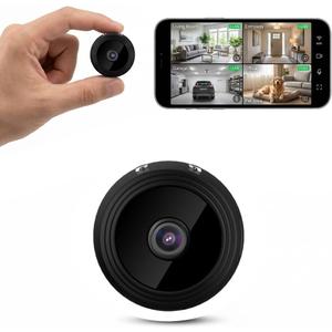 Mini Hidden Cameras,1080P HD WiFi Security Camera for Baby Pet Nanny Surveillance, Spy Cam for Home Indoor Outdoor Monitoring Remote Viewing with APP(Video Only) (1)