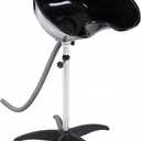 Height Adjustable Portable Shampoo Sink with 270 Rotation, Deep Hair Washing Basin & Drain Hose for Home/Salon - Black
