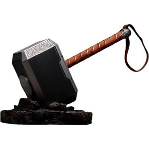 Sword Valley Thor's Mjolnir With Base - Nordic Myth Metal War Hammer - 44.5cm/17.5" 
