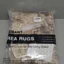 cotiled 5x7 Area Rug for Living Room Large Modern Neutral Abstract Rugs Washable Nonslip Backing Soft Carpet for Bedroom Dining Room Office Decor Brown