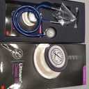 3M Littmann Classic III Monitoring Stethoscope, 5622, More Than 2X as Loud, Weighs Less, Stainless Steel Chestpiece, 27" Navy Blue Tube